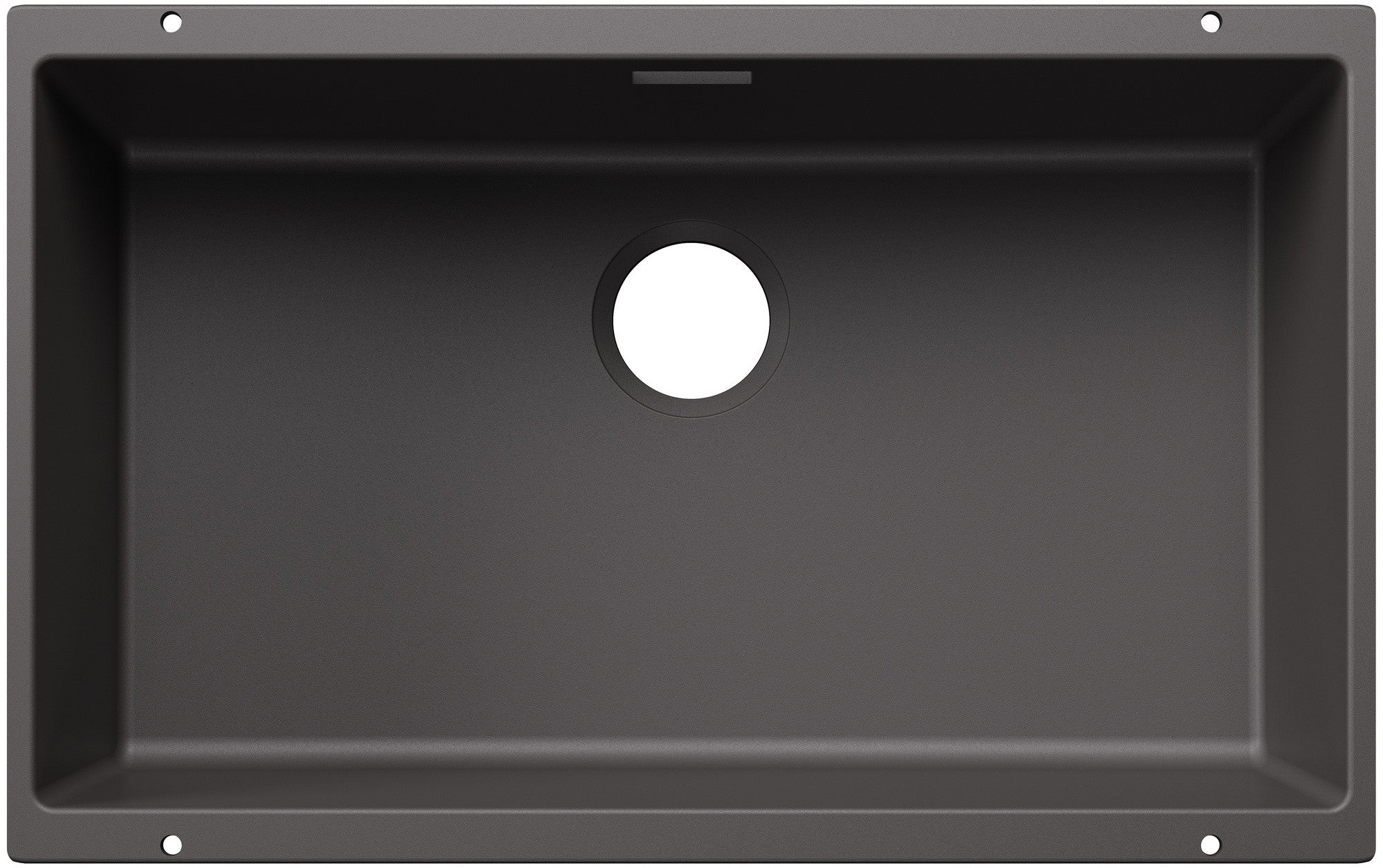 Chiuveta bucatarie Subline 700, 527806, granit gri piatra, sub blat, 730 x 460 mm, Blanco